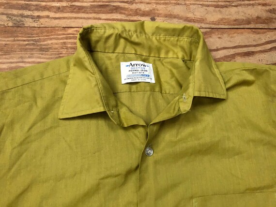 Sanforized, Vintage Button Up Shirt, Arrow Decton… - image 4
