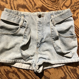 Vintage Shorts, Denim, Be Bop, 80s, Size 9