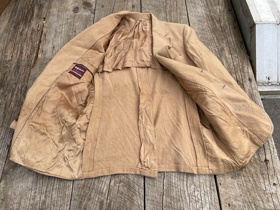 Vintage Jacket, Camel Hair Blazer, Buffalonian, Size … - Gem