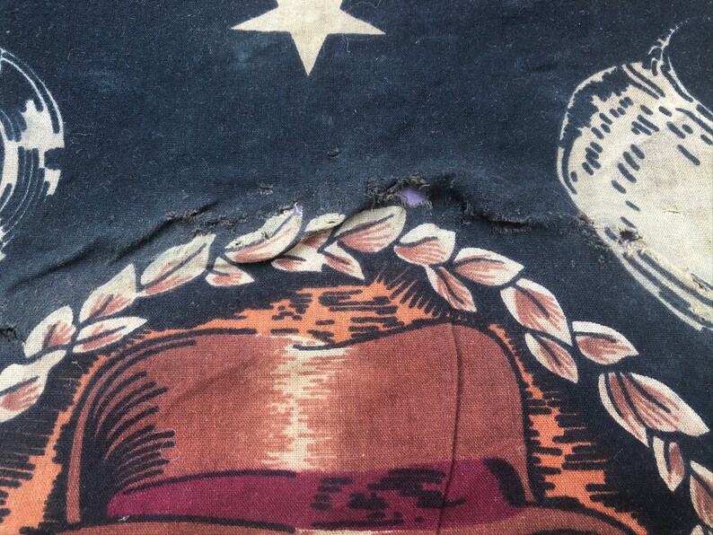 Motorcycle Western Wear Vintage Handkerchief Outlaw from Afterhoursdropbox on Etsy