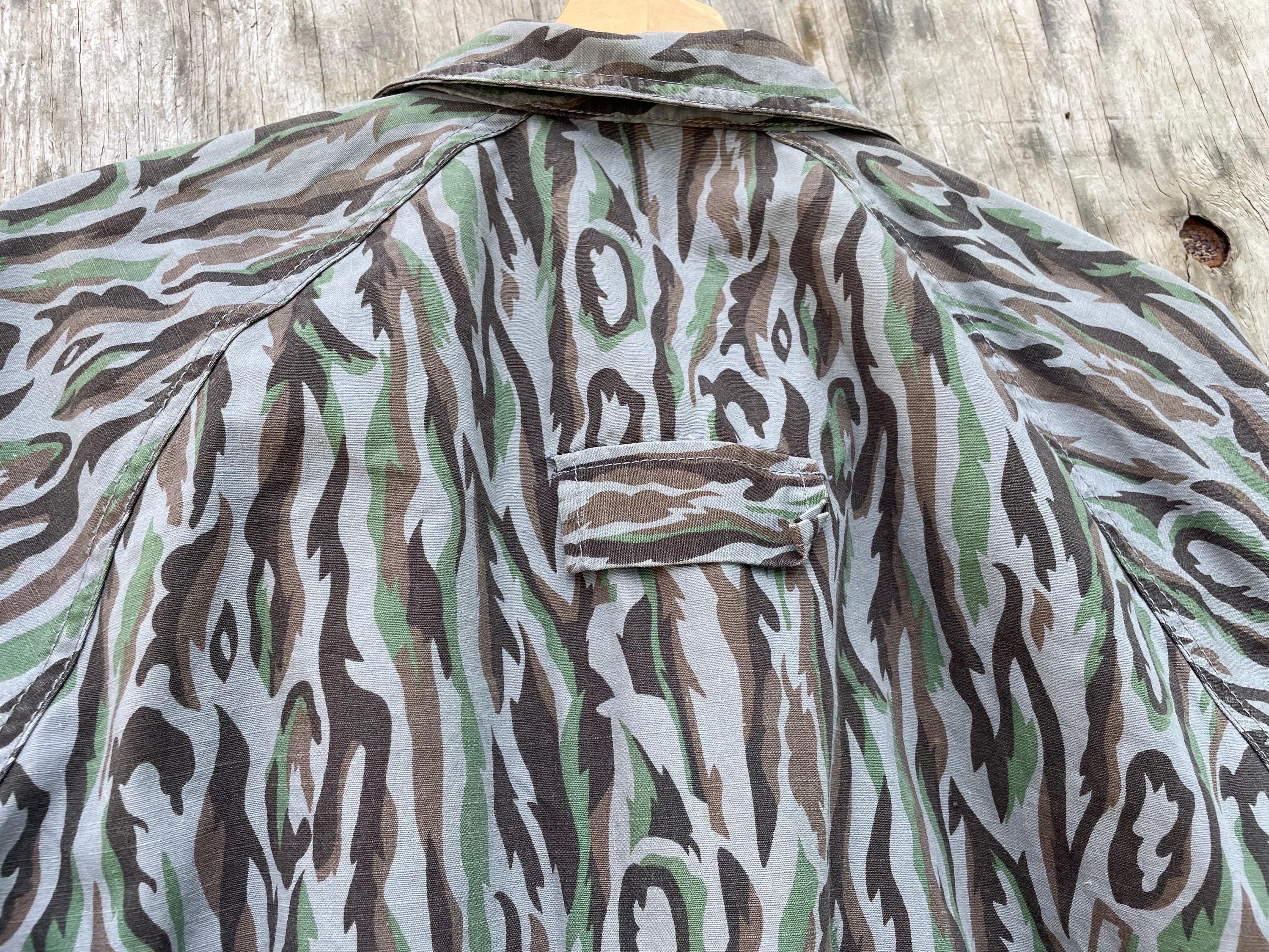 Vintage Woolrich Shadow Bark Camouflage Bomber Jacket Size Medium