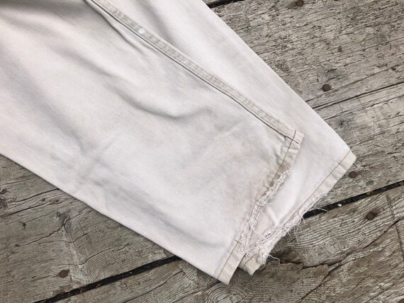 Vintage Jeans, LL Bean, Double L, White Pants, Du… - image 9