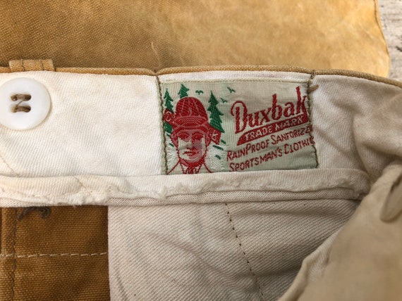 Duxbak, Canvas, Heavy Duty Pants, Vintage Hunting… - image 6