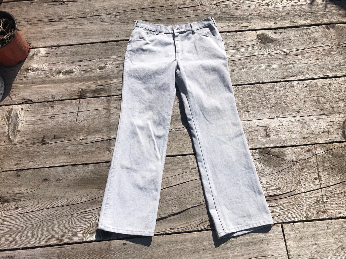 Vintage Jeans Ditto Pants 1970s Jeans White Denim Jeans Etsy