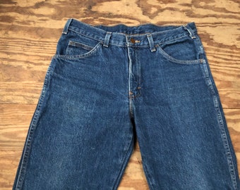 Vintage Jeans, Size 32x28, Scovil Zipper, Made in USA