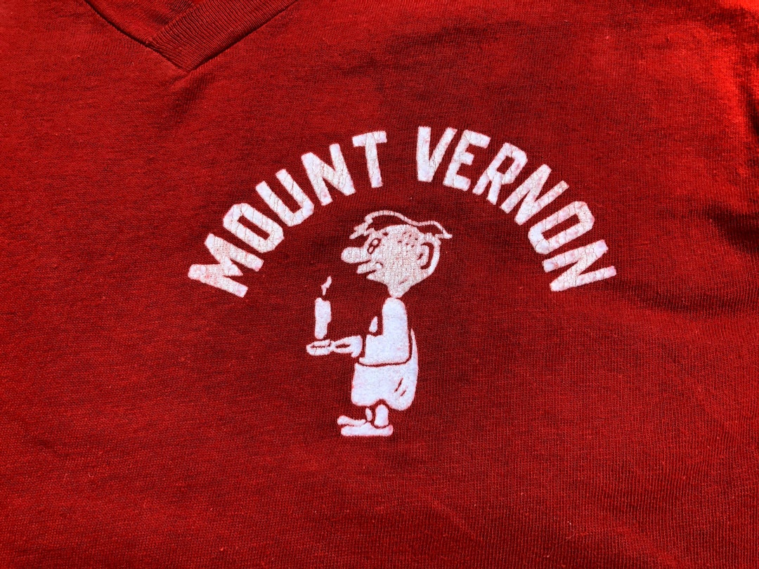 Vintage Champion 1950s Night Gown Tshirt Made in USA Mount Etsy