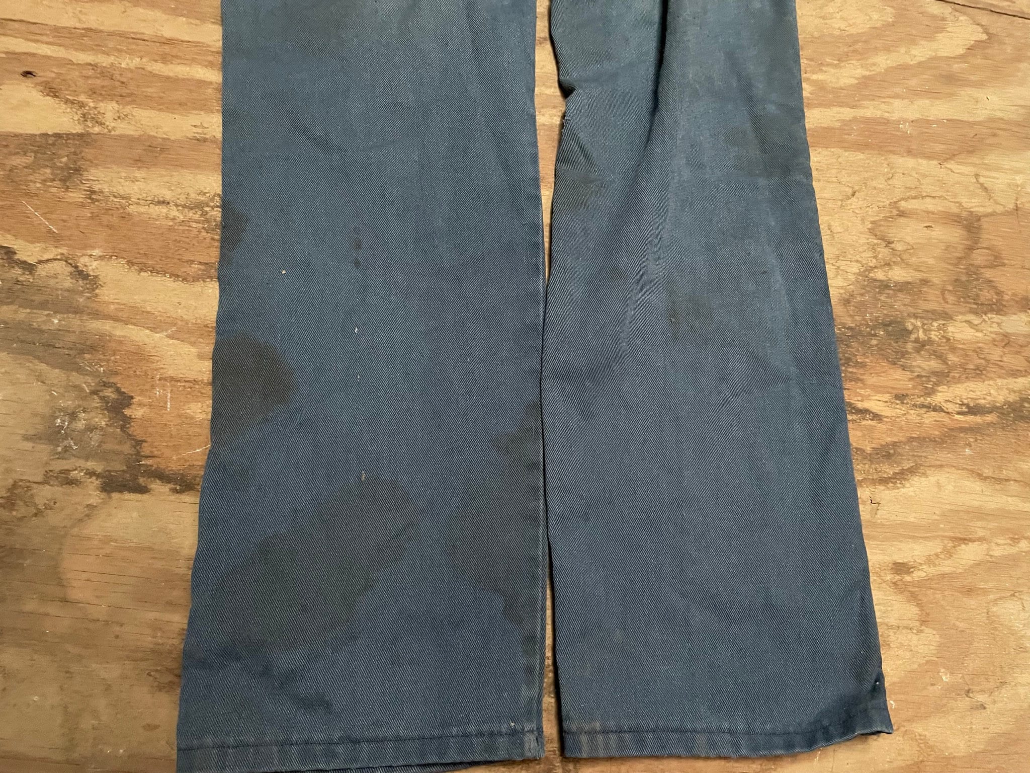 Vintage Work Pants, Worn Out, Rustler, Blue Twill Size 32 X 30 - Etsy