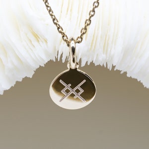 regalos celtas • colgante con dije RUNE ETERNAL LOVE 9 mm • runas vikingas • collar de runas • joyería de runas • collar vikingo • regalos vikingos