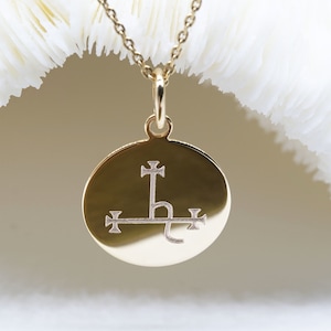 LILITH • Colgante SIGIL de LILITH 17 mm • Collar con colgante de Lilith • Collar con sigilo de Lilith • Joyería de Lilith • Collar de la diosa Lilith