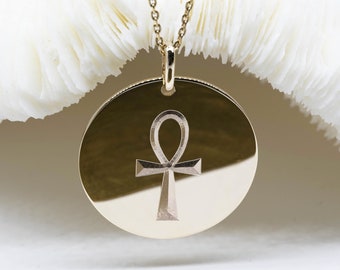 ANKH pendentif 26mm (1,02') • collier croix egyptienne • Isis bijou • Ankh necklace • croix de vie • clé de vie • croix ansée • Isis Jewelry