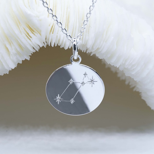 LYRA CONSTELLATION • Lyra constellation pendant 17mm • Astrological zodiac constellation necklace • Constellation jewelry • Lyra necklace
