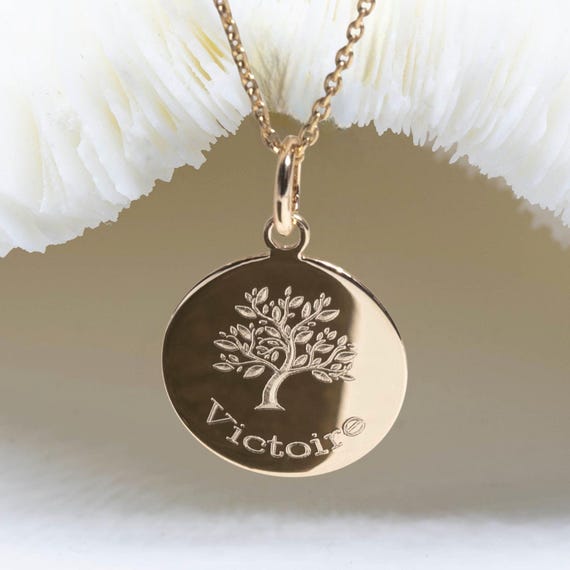 Baptism Jewelry * Baptism Medal 17mm * Baptism Gift * Baptism Baby * Baptism Necklace * Baptism Cross * Birth Gifts * Name Gifts