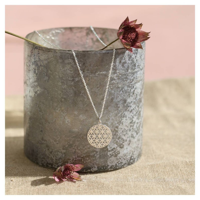 Pendentif Fleur De Vie Nenalina - Argent 925 - Charm Pour Bracelet Ou Collier - Symbolique Et élégant