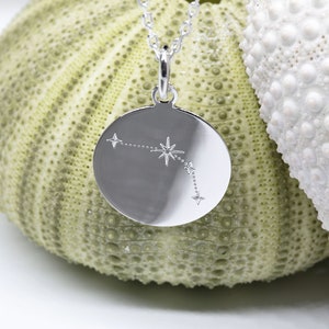 ARIES CONSTELLATION necklace • Aries pendant astrological sign zodiac 17mm • Constellation jewelry • Aries jewelry • Aries necklace