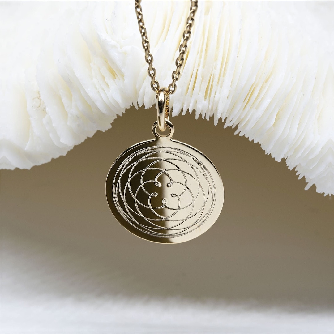 ROSE Jewelry of VENUS PENTAGRAM Pendant of Venus 17 Mm Rose of Venus Necklace Sacred Geometry