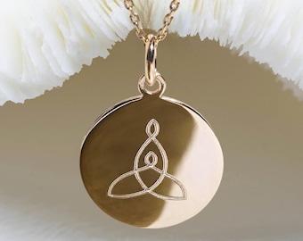 motherhood celtic knot necklace • pendentif noeud celtique maternité 17mm • celtic knot necklace • celtic gifts • motherhood gifts jewelry