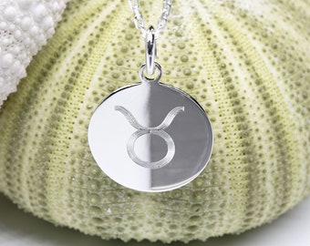 WIDDER Sternzeichen Halskette • Widder ASTROLOGISCHES Zeichen Anhänger 17mm • STERNZEICHEN Schmuck • personalisierter Sternzeichen Schmuck