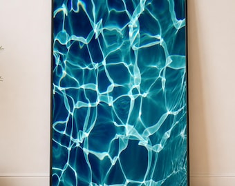 Swimming Pool Wall Art: Mid Century Modern Decor Framed
