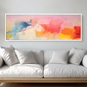 Vibrant Abstract Canvas Print: Modern Colorful Wall Art
