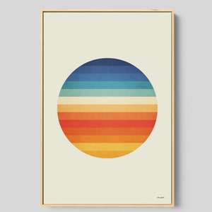 Mid Century Modern Art, Minimalist Abstract Wall Art, Retro Art Print ...