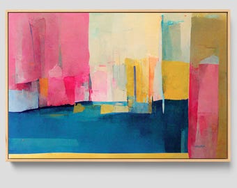 Framed Wall Art: Abstract Art Print, Modern Canvas Prints