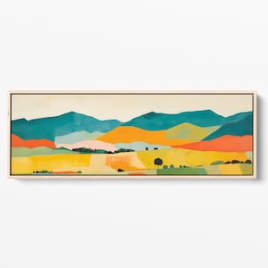 California Framed Wall Art - Canvas Wall Art, Huge Canvas Print, Panoramic Wall Art, Modern Home Decor, Framed Wall Art