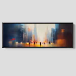 Extra Large Cityscape, Abstract City Print, Urban Wall Art, Abstract Canvas Art, Framed Wall Art, Office Wall Decor, Cool Wall Art