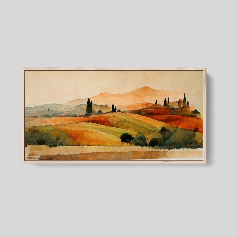 Framed Landscape Painting - Etsy