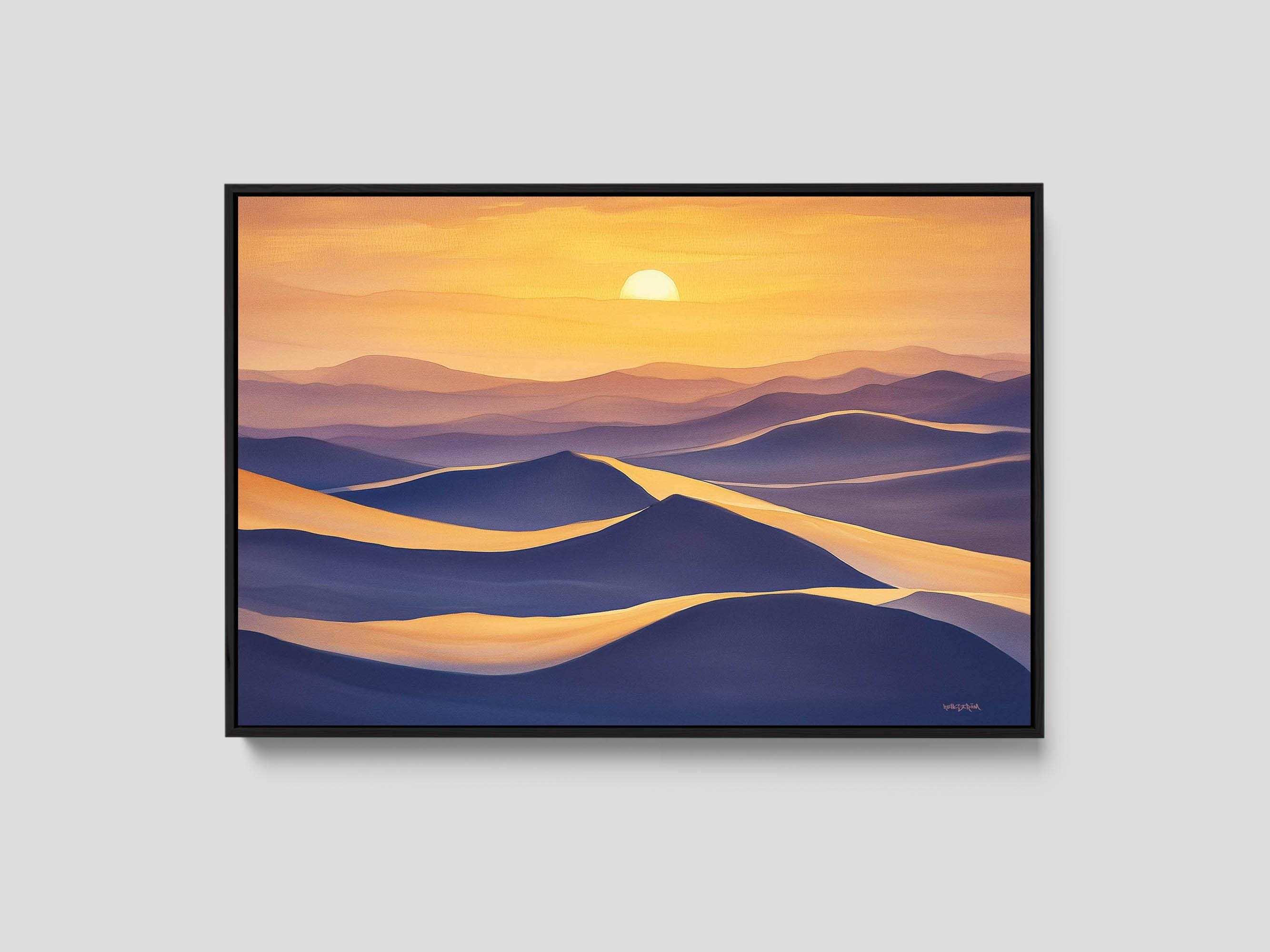 Great Sand Dunes National Park - Framed Art Print, Desert Landscape, Large Canvas Art