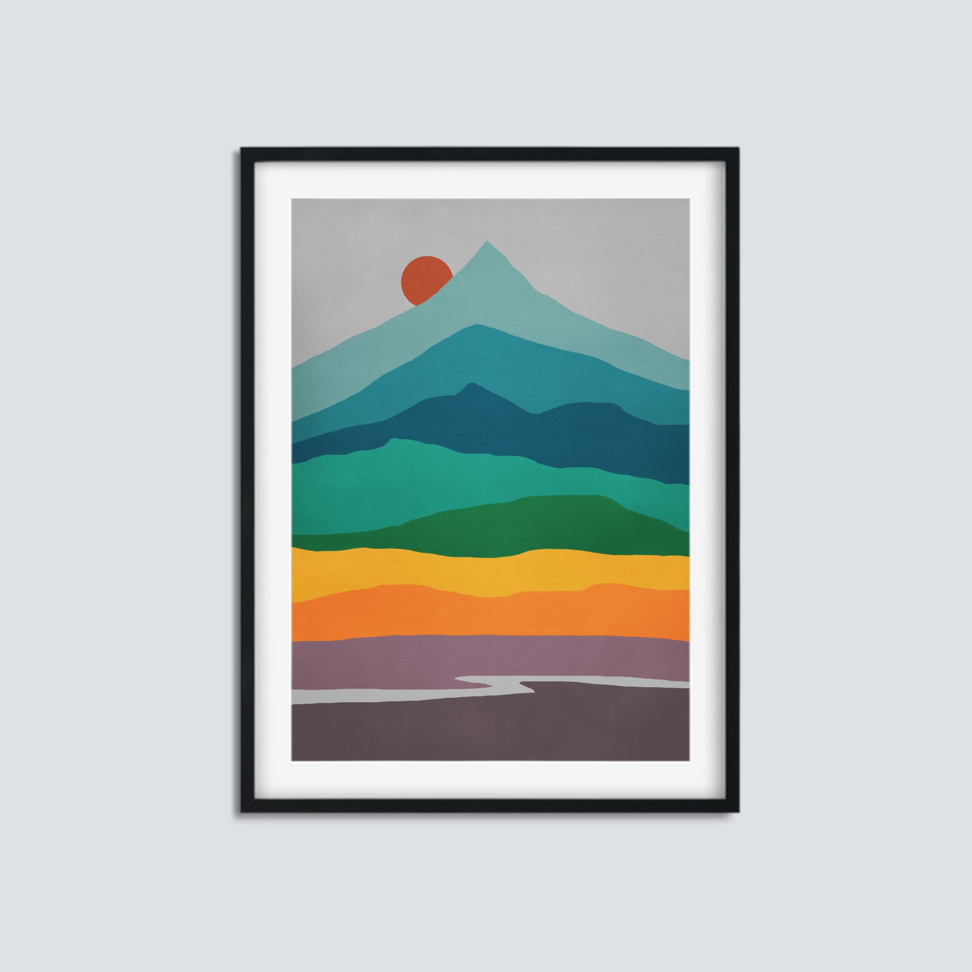 Gallery Wall Art Set of 6 Mid Century Art Prints Large Wall Etsy Canada