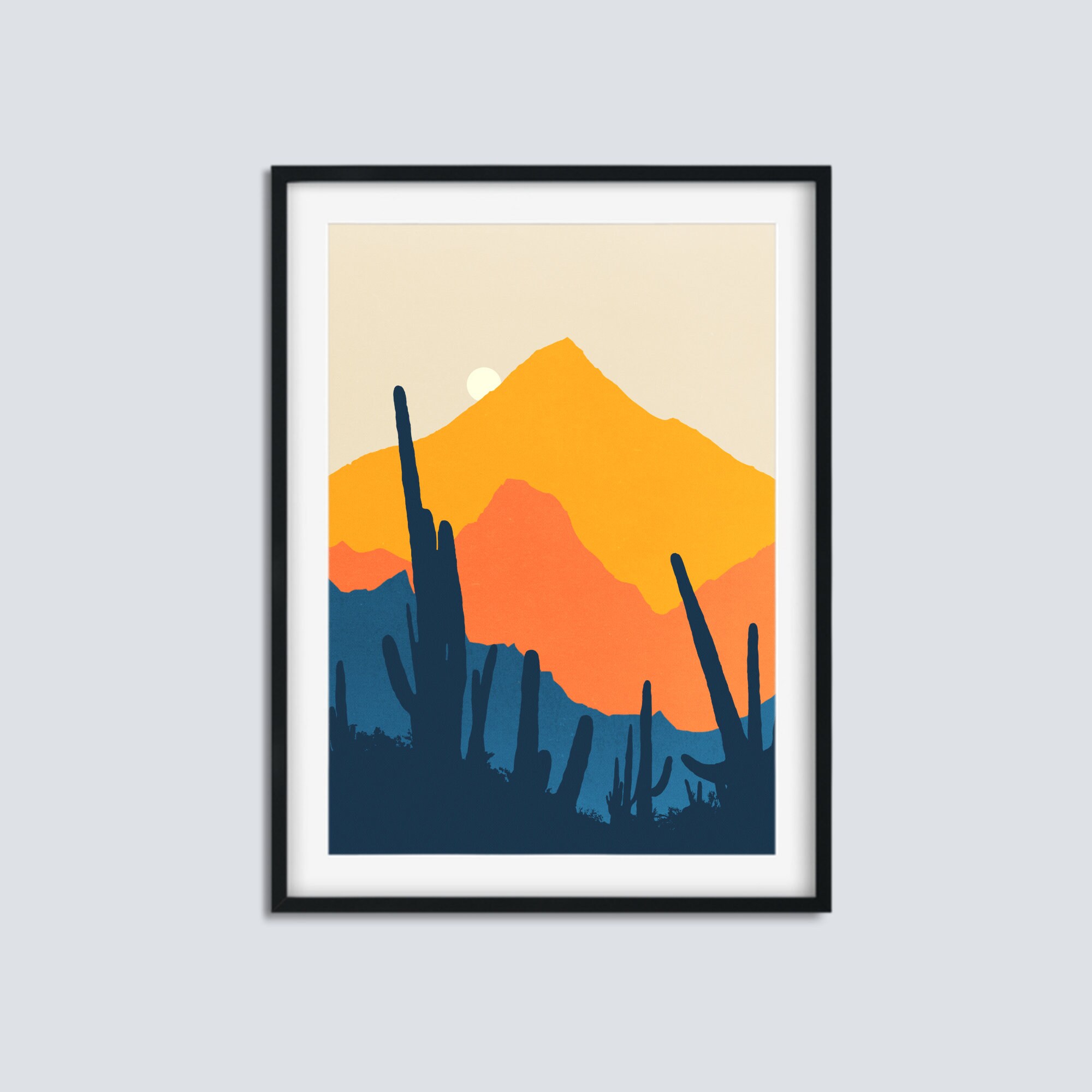 Gallery Wall Art Set of 6 Mid Century Art Prints Large Wall Etsy Canada