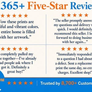 May include: A graphic display featuring the text 1,365+ Five-Star Reviews with four customer testimonials, each accompanied by five orange stars. The bottom section includes the text HELLSTR&Ouml;M, a mountain icon, and Trusted by 8,700+ Customers Since 2018.