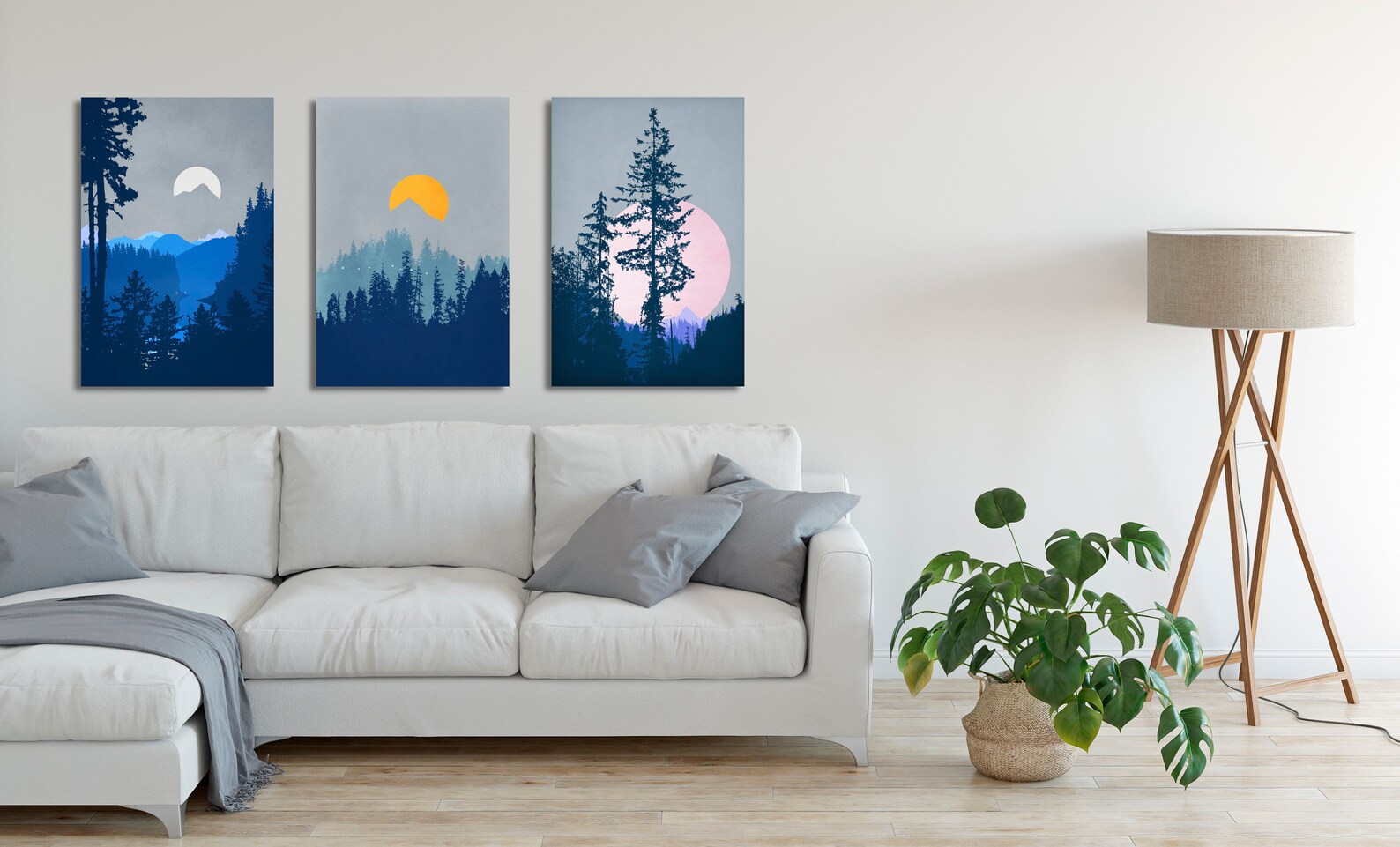 Bedroom Wall Art Large Canvas Art Original Art Pacific | Etsy