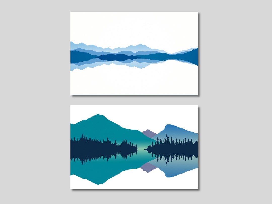 Minimalist Canvas Wall Art 2 Piece Wall Art Large Gallery Etsy