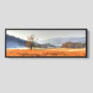 Framed Wall Art - Tennessee Landscape Print, Original Art, Large Canvas Print | Tennessee Cades Cove