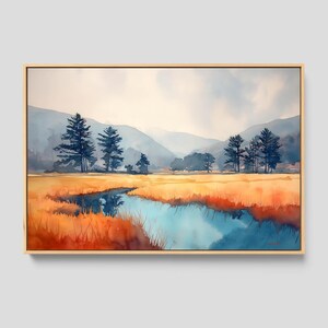 Framed Canvas Print - Tennessee Landscape Art, Southern Wall Decor, Fine Art Canvas, Cades Cove Artwork