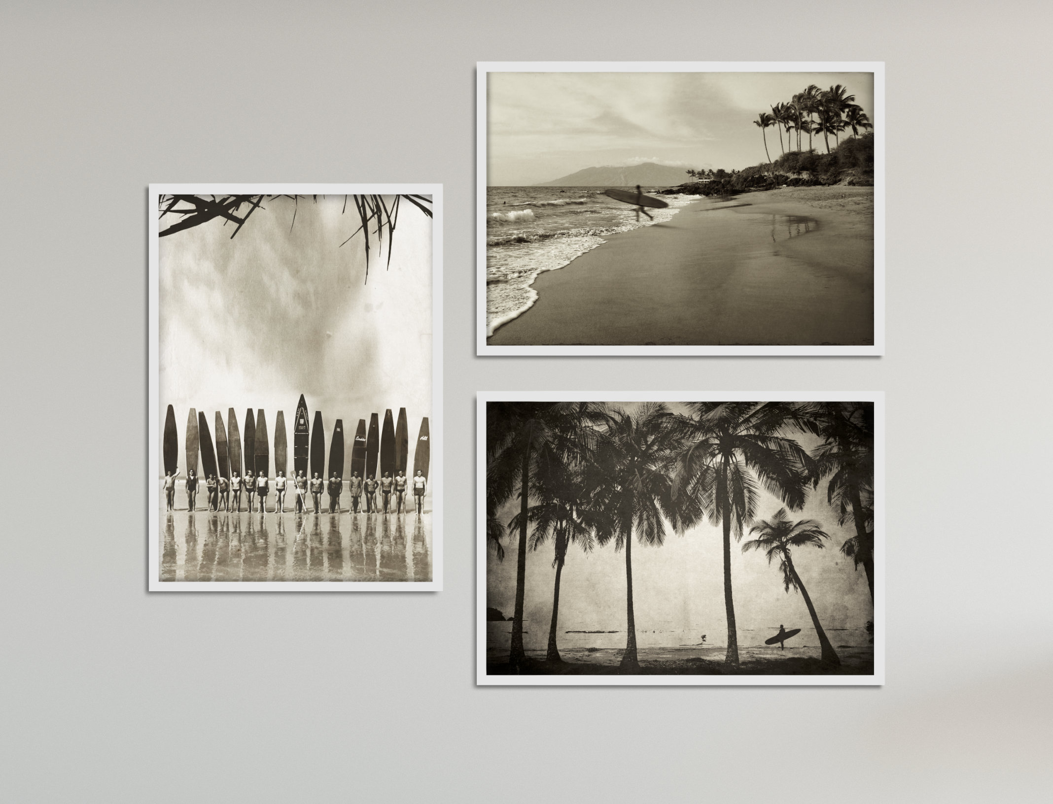 3 Vintage Surf Prints Beach Decor Surf Art Surfing Art Etsy