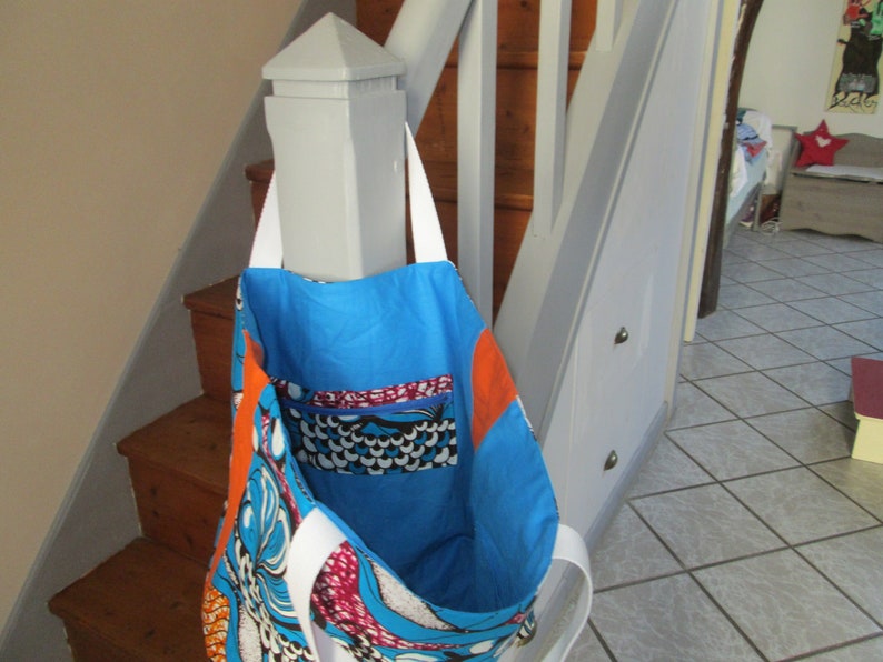 XXL beach bag in wax