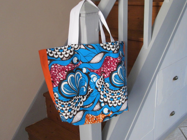 XXL beach bag in wax