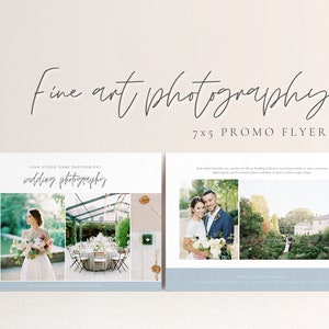 Bruiloft fotografie marketing sjabloon, fotografie promo kaart, marketing sjabloon, bruiloft fotografie marketing flyer, geen Photoshop