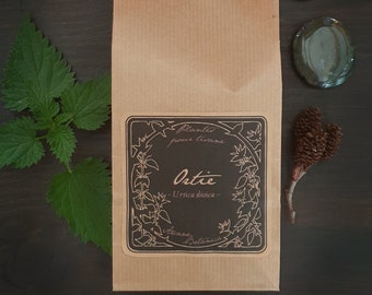 Tisane plante séchée - ORTIE - sachet kraft 20g