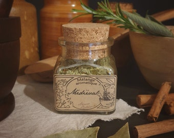 “Medieval” aromatic blend – aromatic herbs for seasoning – 30g bottle