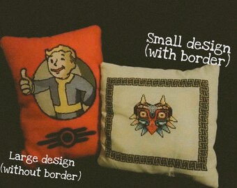 Custom throw pillow (small design)