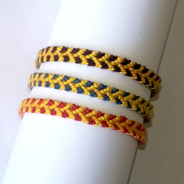 Bracelet brésilien motif épi jaune couleur au choix bracelet d'amitié hippie Brasilda