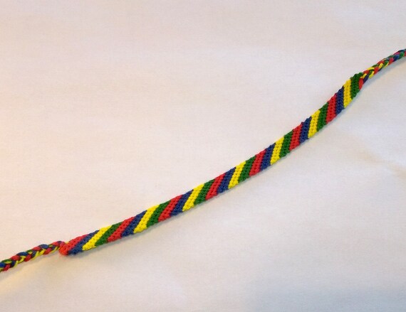 Bracelet Brésilien Rouge Bleu Jaune Vert Drapeau Ile Maurice Hippie Bracelet Homme Femme Brasilda