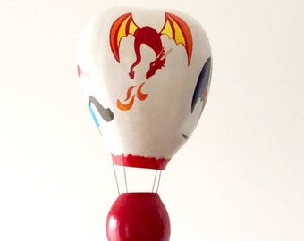 Hot air balloon mobile "Dragons"