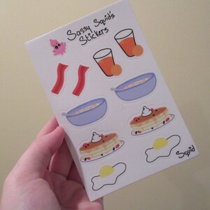 Breakfast Sticker Sheet