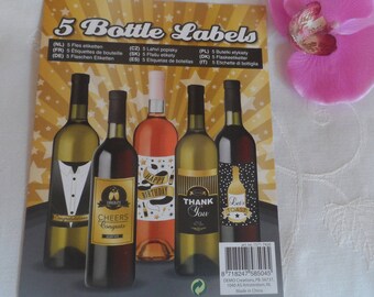 Items similar to Elegant and Humorous Wine Label or Digital File Custom & Personalized Available ...