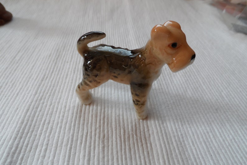Hund Sammlung Hund Fox Terrier PorzellanHund MiniaturHund Etsy