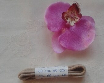 beige cord 75 cm round for shoes, boots, tennis